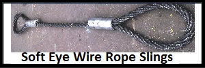 soft eye wire rope slings